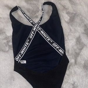 Off white swimsuit